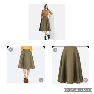 NWOT High waisted midi skirt